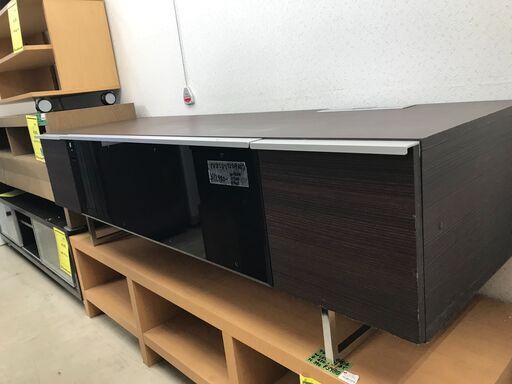 パモウナ TV台 TVボード テレビ台 テレビボード 木目系スロークローズ ソフトクローズ ダンパー ブラウン おしゃれ 幅160cm 収納 堺市 石津【ジャングルジャングルサカイ石津店】