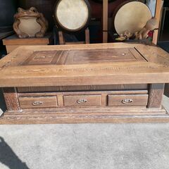 長火鉢　鉄刀木　関西火鉢　【引取限定】