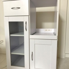 食器棚　キッチンボード　ホワイト　