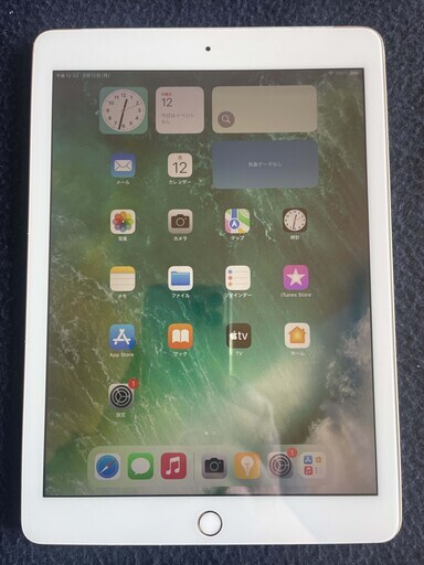 ipad 2017第5世代 wi-fi-cell ３２GB gold バッテリー９９％　Ｃ