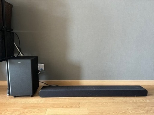 美品　2023年製　TCL 2.1.2ch サウンドバー ワイヤレスサブウーファー Dolby Atmos/HDMI/Bluetooth対応 TS8212