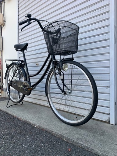 お話し。札幌市内配達無料。防犯登録料込み！中古27インチ！黒。