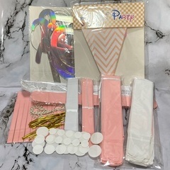 お値下げしました❤️新品❤️誕生日 飾りセット  ピンク 