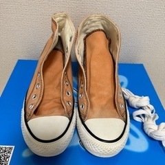 converse スニーカー　オレンジ　24.5㌢