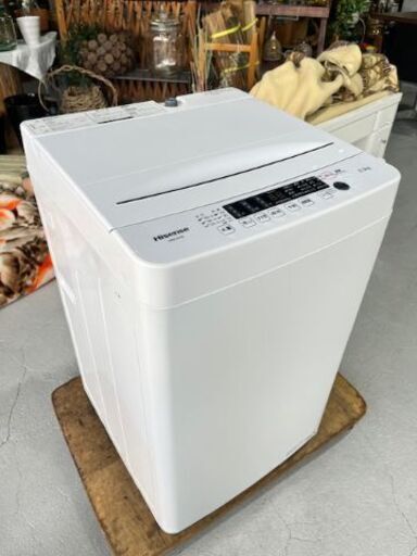 ★Hisense ハイセンス★ 洗濯機 5.5kg HW-K55E 2020年 コンパクト 一人暮らし 新生活 シンプル 簡単操作