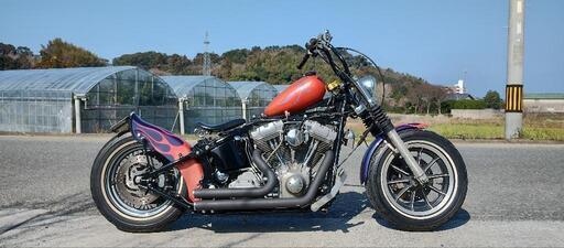 2001 FXST ツインカム　TC88　車検付き　長い　ハーレー　ソフテイル　ツインカム　エボ　キャブ