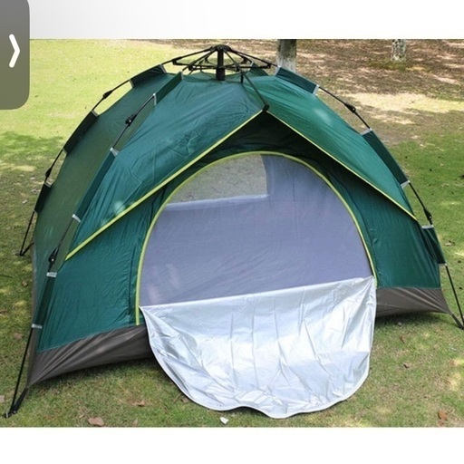 ❤️新品❤️キャンプテント ワンタッチ 数秒設営 2〜3人用 緑