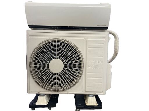 日立 白くまくん エアコン 室外機セット RAS-X40E2 電源200V 冷暖房 ルームエアコン 現状品 引き取り限定 神奈川県横須賀市