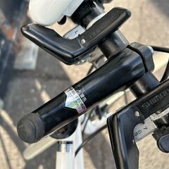 ロードバイク grandir  / グランディール 700c 27インチ相当 ホワイト シマノ 21段変速 スチールフレーム used