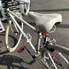 ロードバイク grandir  / グランディール 700c 27インチ相当 ホワイト シマノ 21段変速 スチールフレーム used