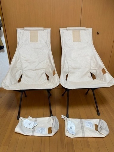値下げ★ヘリノックス (Helinox）サンセットチェア  ベージュ　2脚セット