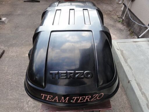 TERZO ルーフボックス テルッツオ EA-14 マルチトランク 黒色 中古  