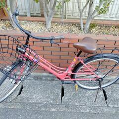 (chariyoshy出品)26インチ自転車、オートライト付き
