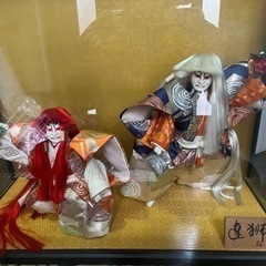 日本人形（ガラスケース付き）