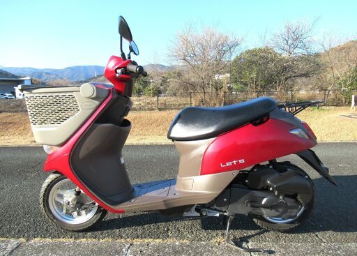 可愛い 低走行1041km 低燃費 コンパクト 現行? FI レッツバスケット CA4AA インジェクション