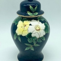 中古◆蓋付花瓶◆花瓶◆富士七宝陶器◆七宝焼◆