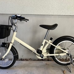 MUJI無印良品⭐️子供自転車⭐️16型幼児用自転車・押し棒付き