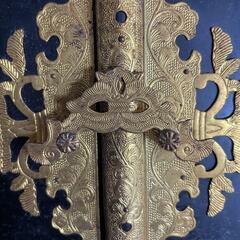 阿弥陀如来立像　木彫り　高さ32cm