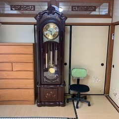 大きな古時計　置き時計　全長2m10cm