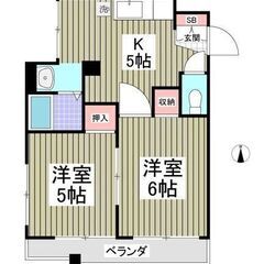 💚野田市尾崎2K / 36.13㎡💰フリーレント1ヶ月！敷金/礼...