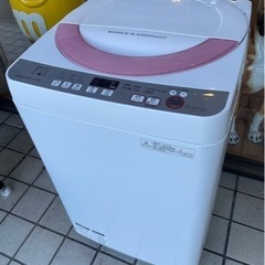 SHARP シャープ 洗濯機 16年製 ES-GE60R-P 0...
