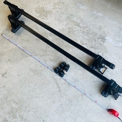 成約】inno ルーフキャリア 120cm スクエアバー フット付