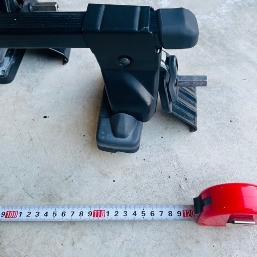 成約】inno ルーフキャリア 120cm スクエアバー フット付 販売終了 