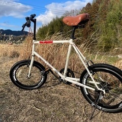 自転車　ミニベロ　20インチ　高速６段　快調