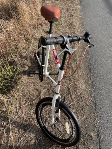 自転車ミニベロ20インチ高速6段快調 (やす) 新田辺のクロスバイクの  