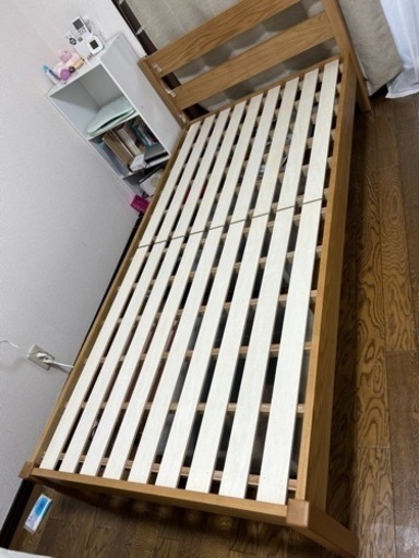木製ベッド ポケットコイルマットレスセット