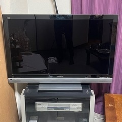 日立の液晶テレビ（L42-ZP05）とテレビ台をセットで無料で差...