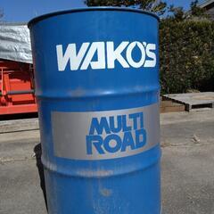 【値下げ可】空きドラム缶 200L 青白 WAKO'S DIY ...