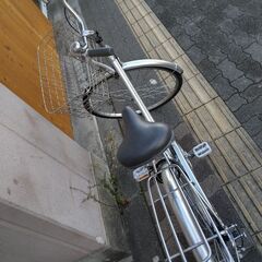 Lis Blanc[リ・ブラン]27吋 ファミリーサイクル 外装6段/シルバー