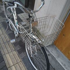 Lis Blanc[リ・ブラン]27吋 ファミリーサイクル 外装6段/シルバー