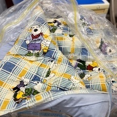 子供　布団　毛布　トマス　キャラクター　うさぎ