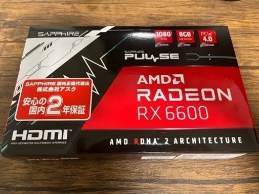 その他 Radeon RX6600 SAPPHIRE