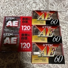 片付け中😊新品未開封品❗️カセットテープ📼まとめて５本セット