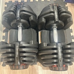 可変式ダンベル　最大40kg 2個セット