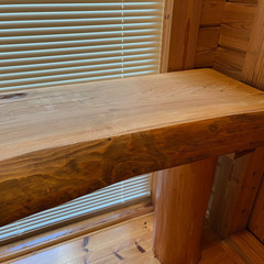 カウンターテーブル　一枚板　カフェ風