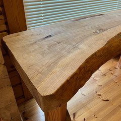 カウンターテーブル　一枚板　カフェ風 カウンターテーブル 一枚板 カフェ風