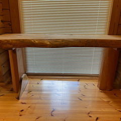 カウンターテーブル　一枚板　カフェ風