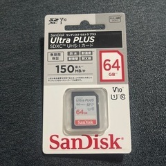 【値下げしました】SDカード　SANDISK 64GB