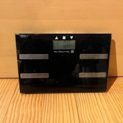 体重計　デジタル　黒
