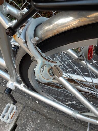 リサイクルショップどりーむ鹿大前店 No1260 自転車 シルバ－ ギア付き