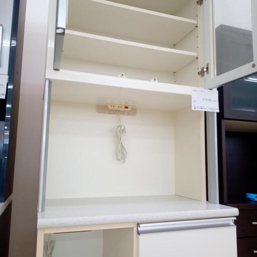★ジモティ割あり★ NITORI レンジボード 白 H195×D50.5×W80 クリーニング済み OJ1554 ☆ジモティ割あり☆ ニトリ レンジボード 白 H200×D51×W120