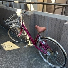 自転車　パンクあり