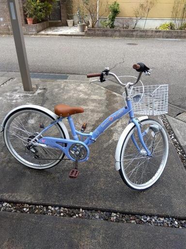 子供用折りたたみ自転車24インチ