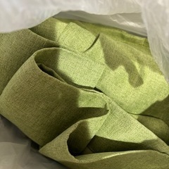 緑　カーテン