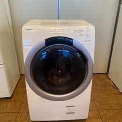 【美品】【20%値下げ・2/20】SHARP ドラム式洗濯機７キ...