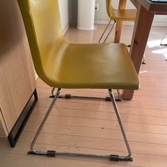 ダイニングテーブルセット　ガラス天板付　大型